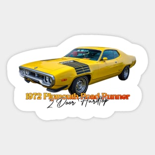 1972 Plymouth Road Runner 2 Door Hardtop Sticker